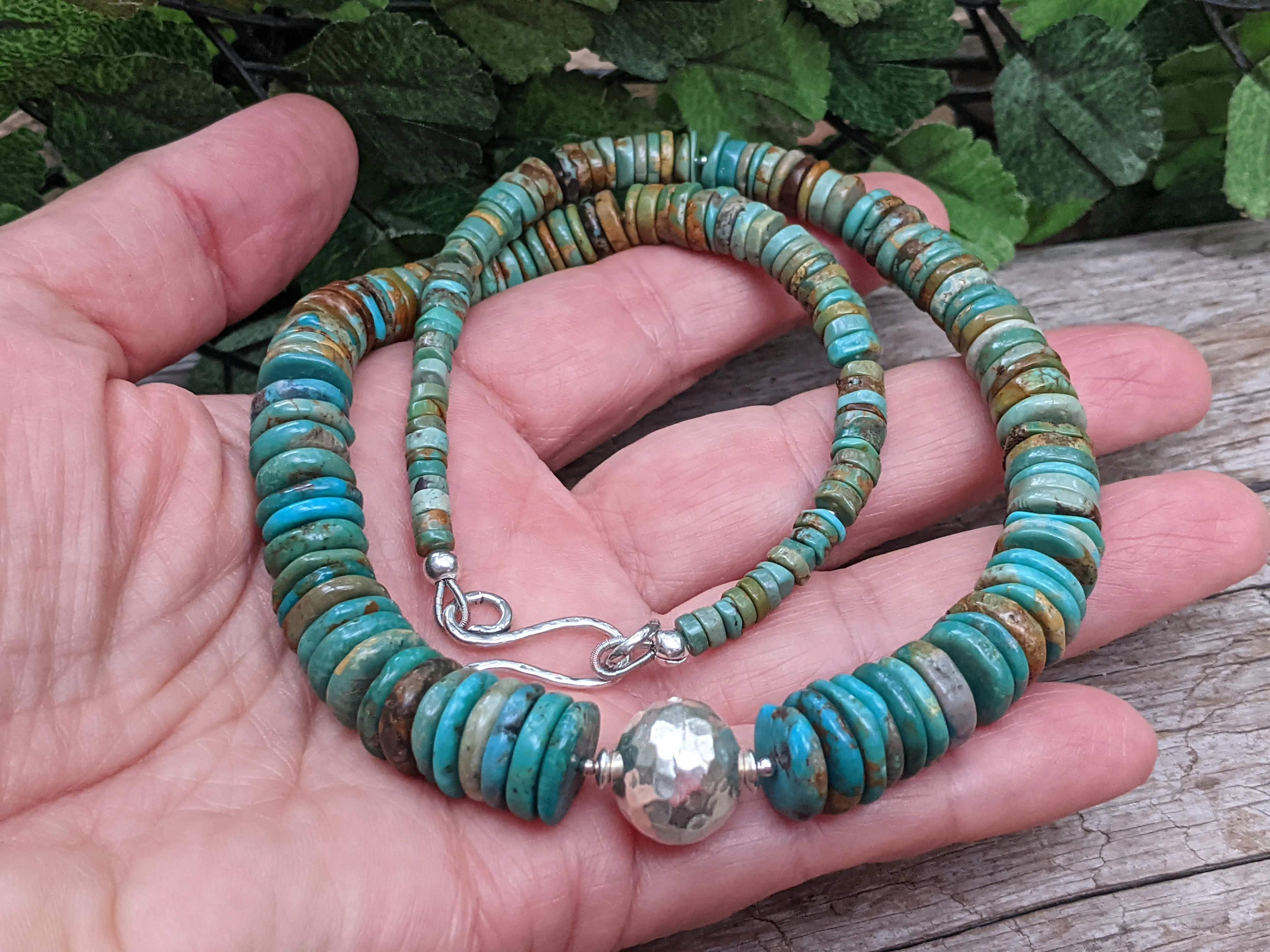 Genuine Turquoise Boho Necklace