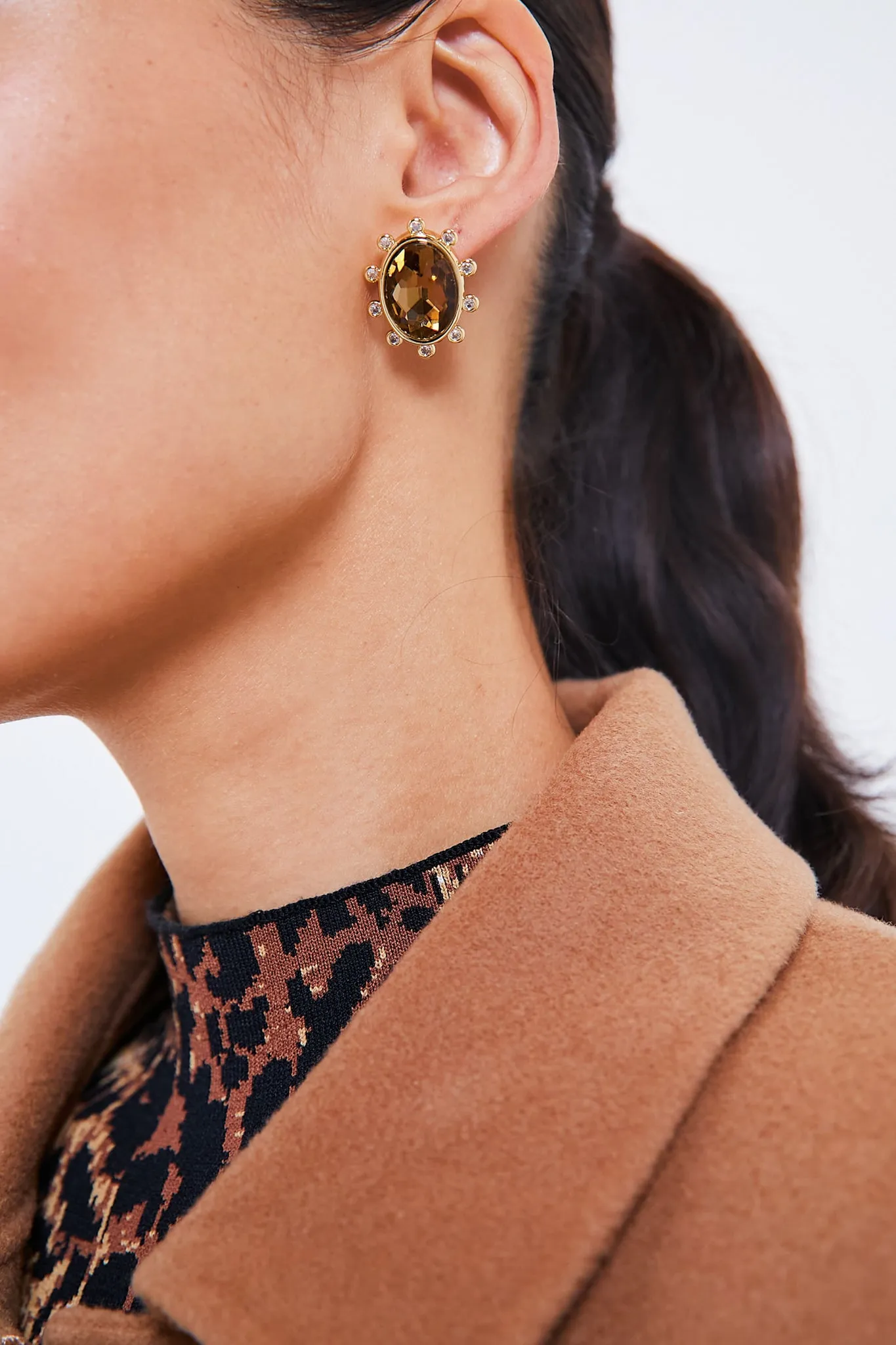 Gold Greenwich Studs