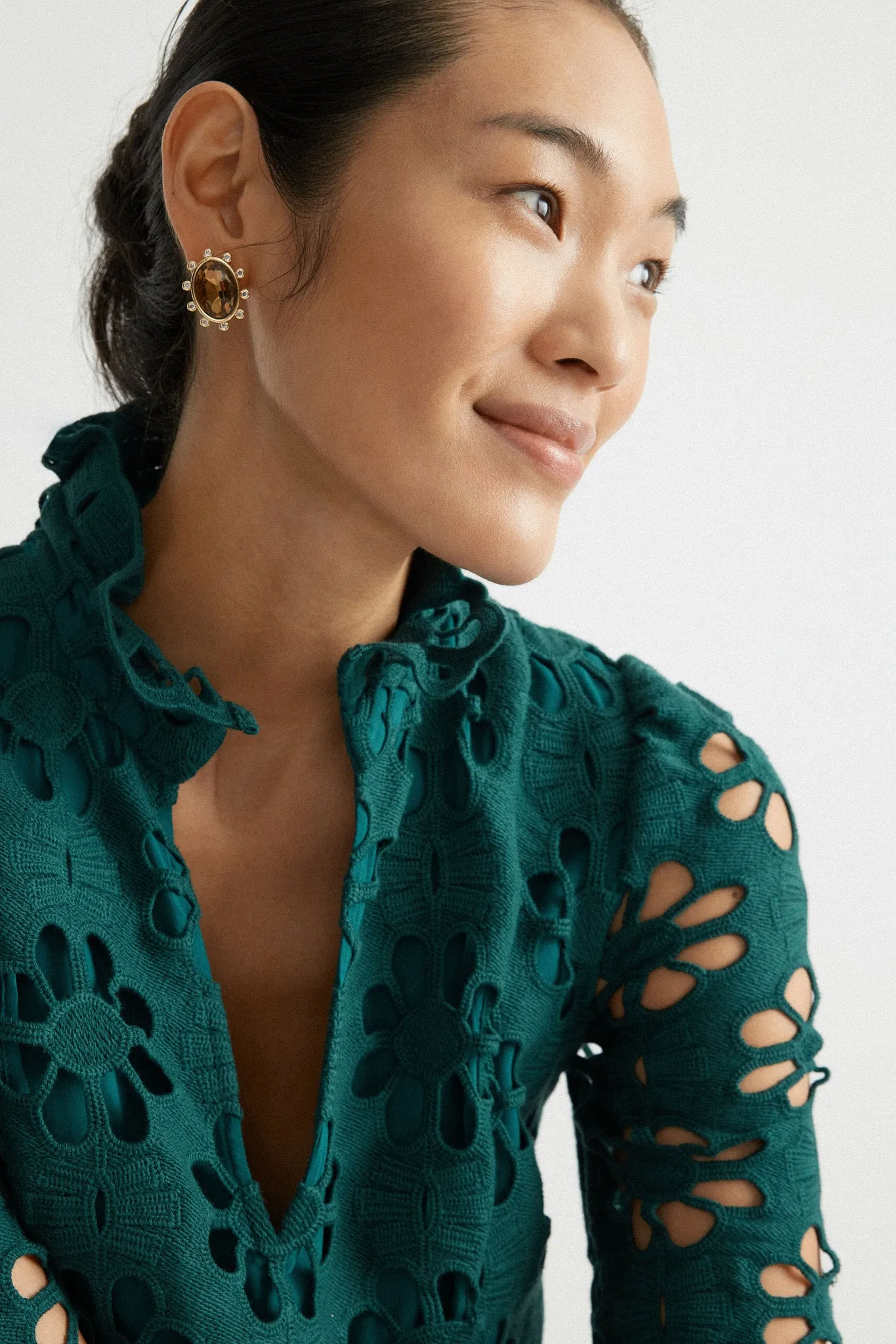 Gold Greenwich Studs