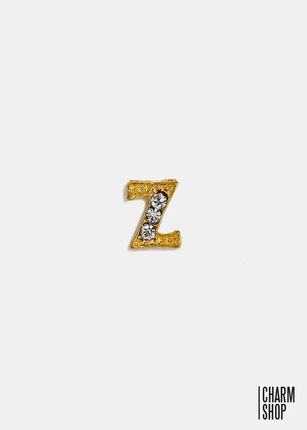 Gold Letter Z Locket Charm