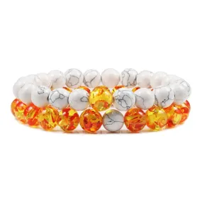 Golden Marble Bracelet