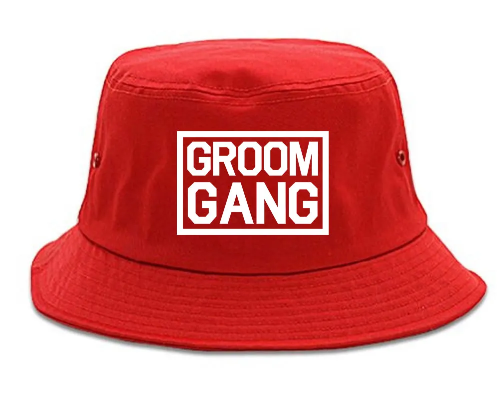 Groom Gang Bachelor Party Mens Bucket Hat
