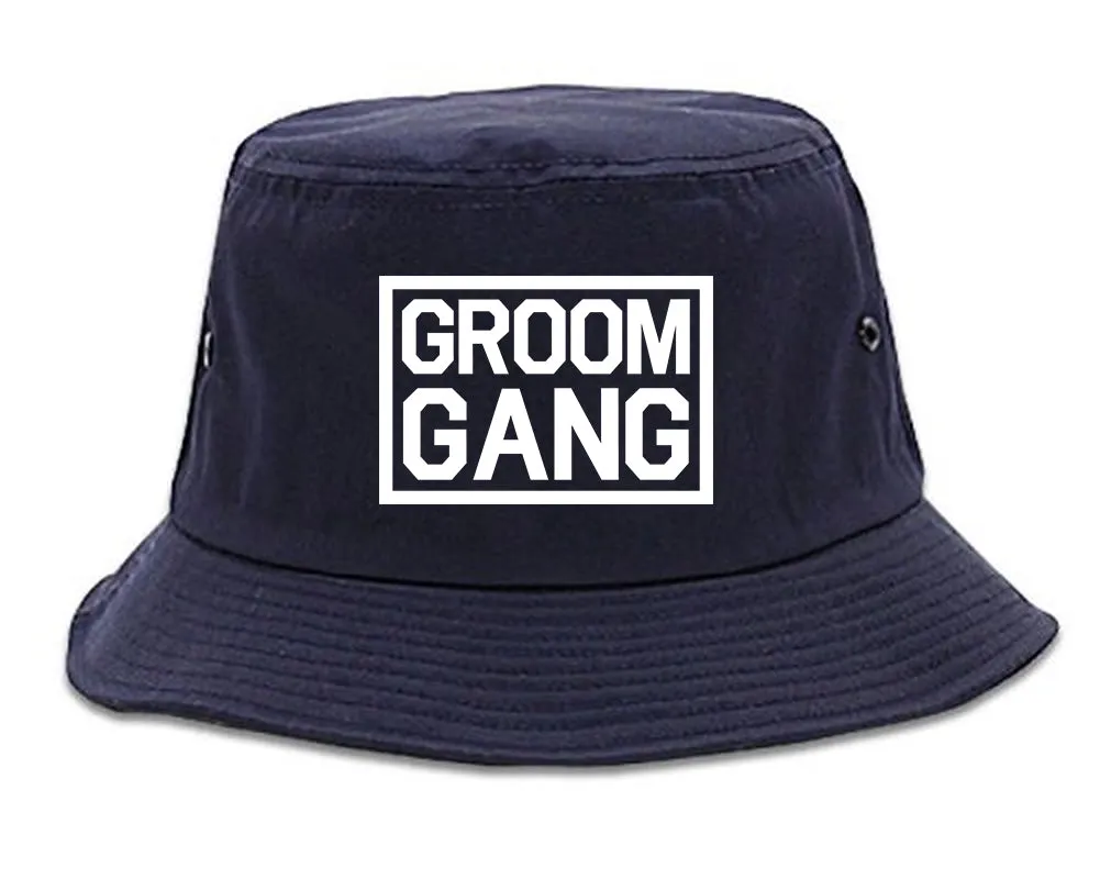 Groom Gang Bachelor Party Mens Bucket Hat