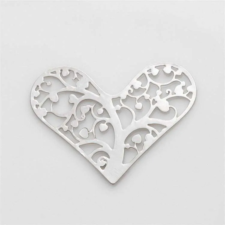 Hearts Cut Out Plate for Heart Charm Locket Necklaces ~ Choose Your Theme!