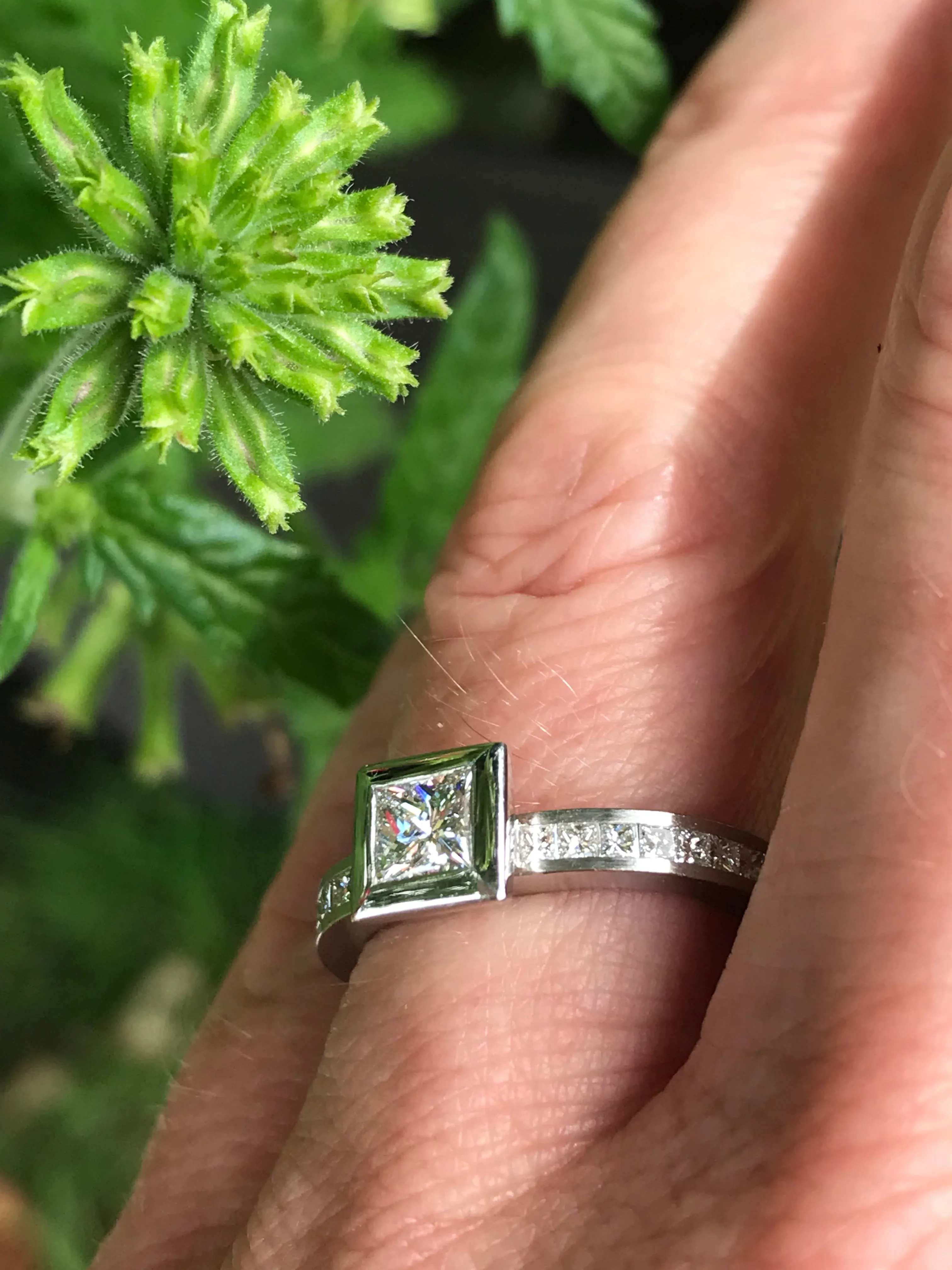 Henrich and Denzel Platinum 0.50ct Certified Natural Diamond ring