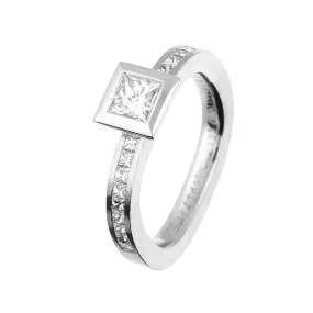 Henrich and Denzel Platinum 0.50ct Certified Natural Diamond ring
