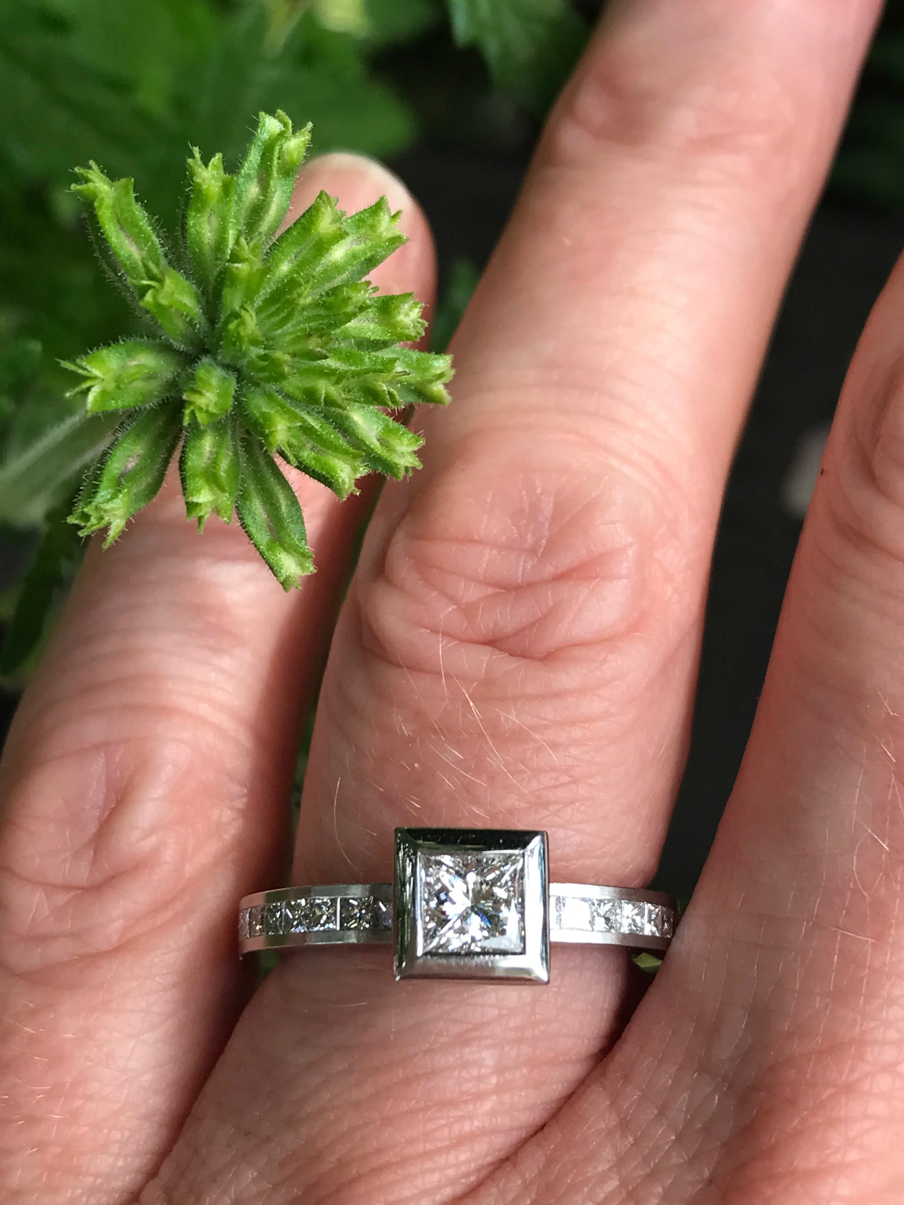 Henrich and Denzel Platinum 0.50ct Certified Natural Diamond ring