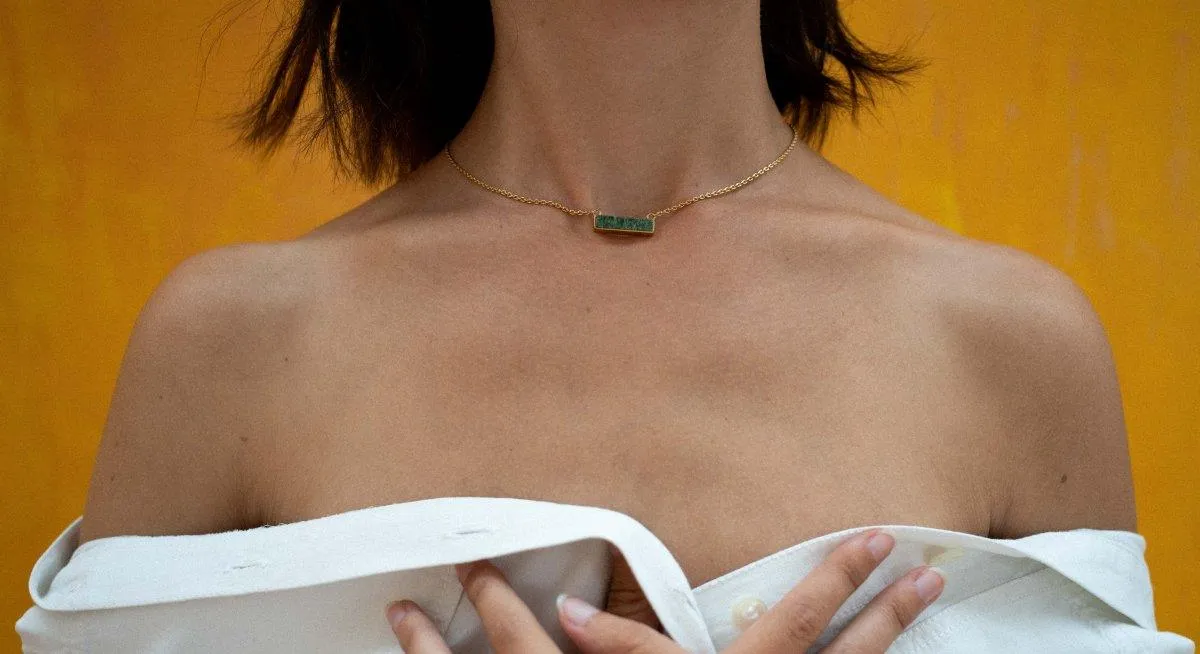 Hewn Turquoise Pendant
