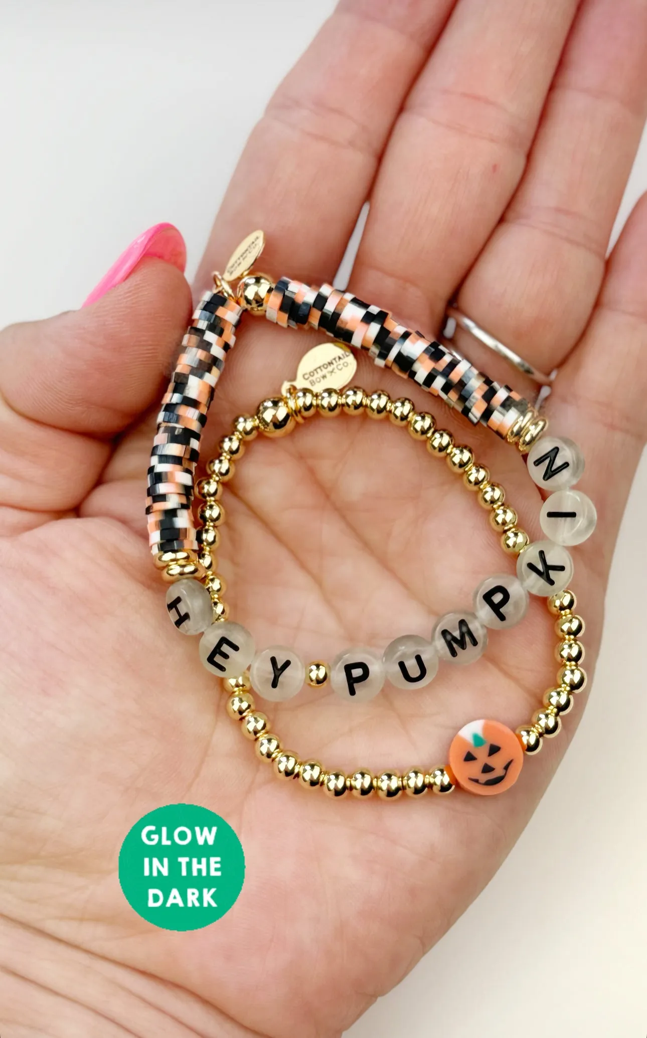 Hey Pumpkin Bracelet Stack