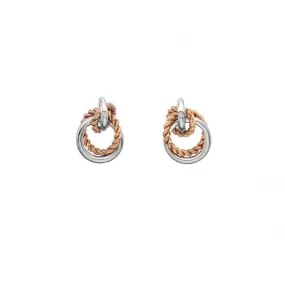 Hot Diamonds Unity Circle Earrings Rose Gold DE611