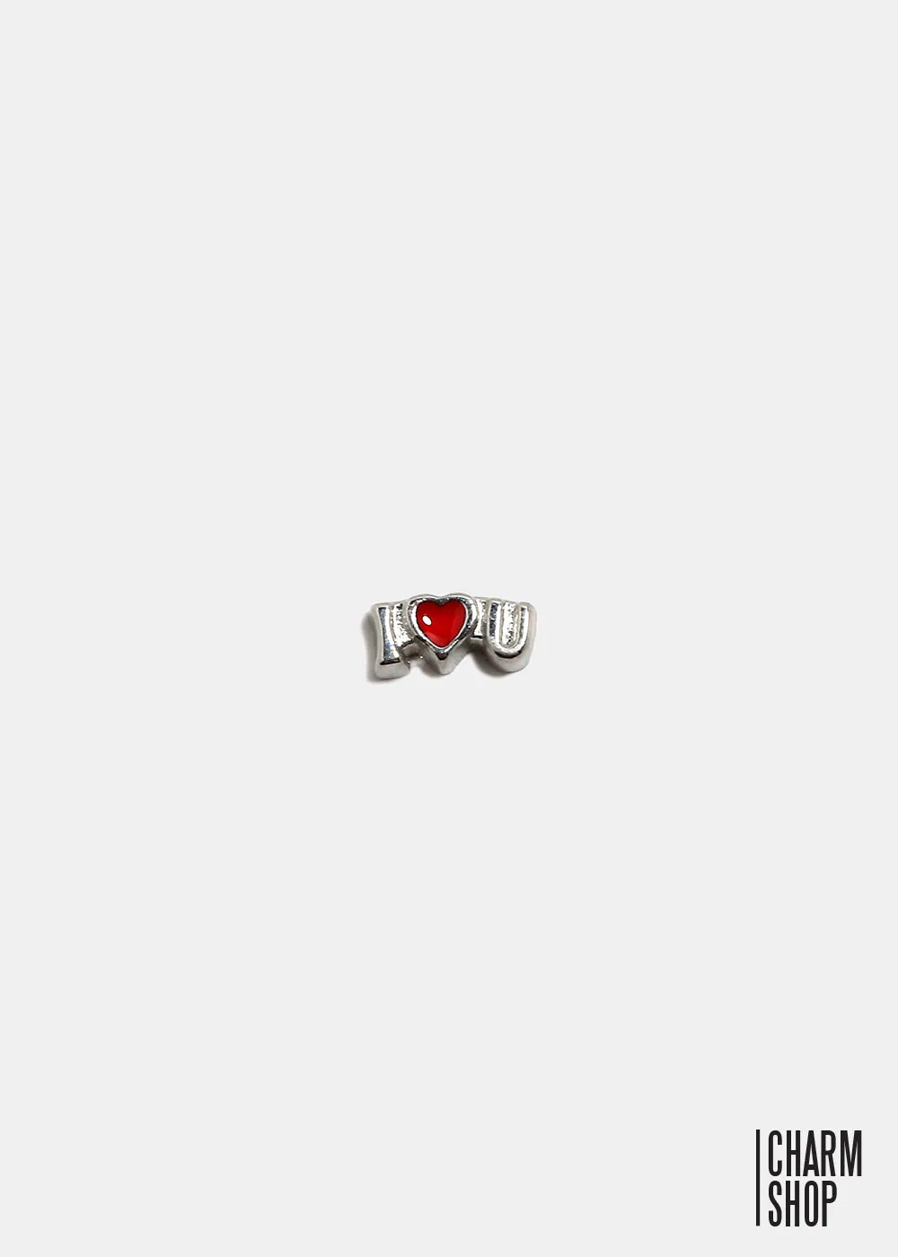 I Heart U Locket Charm