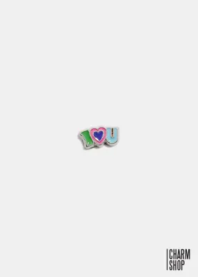 I Heart U Multi Locket Charm
