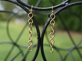 Infinity Chain Earrings (Metal)
