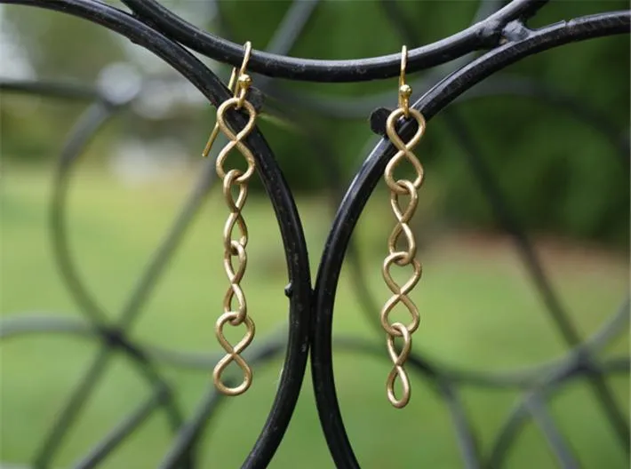 Infinity Chain Earrings (Metal)