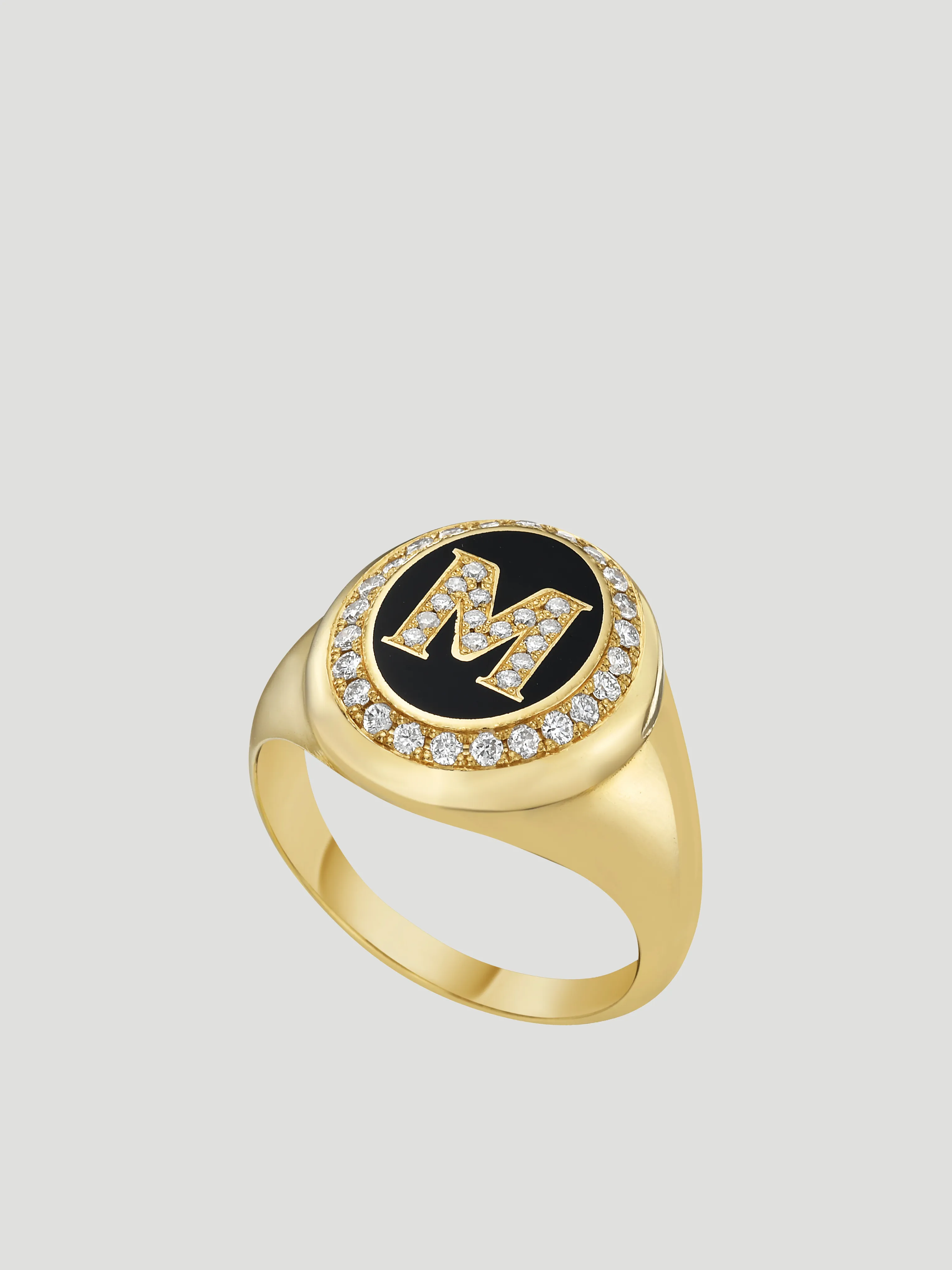 Initial Signet Ring
