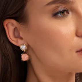 Jade Pearl Earrings