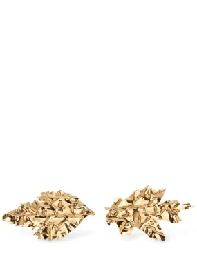 Jil Sander   EW5 4 leaf clip on earrings 