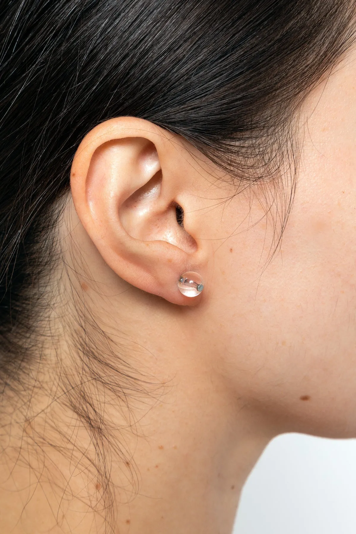 JWL8MS - 8mm Lucite Stud Earrings