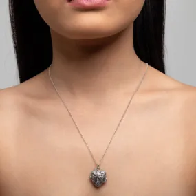 Keepsake Silver Heart Locket