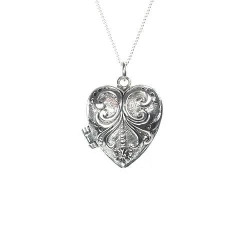 Keepsake Silver Heart Locket
