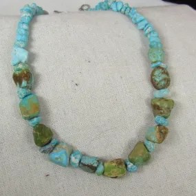 Kingman Turquoise Beaded  Necklace