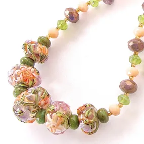 Louisa: Floral Beaded Necklace