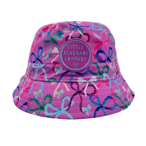 LOVELY BOWS REVERSIBLE BUCKET HAT - 4 Sizes