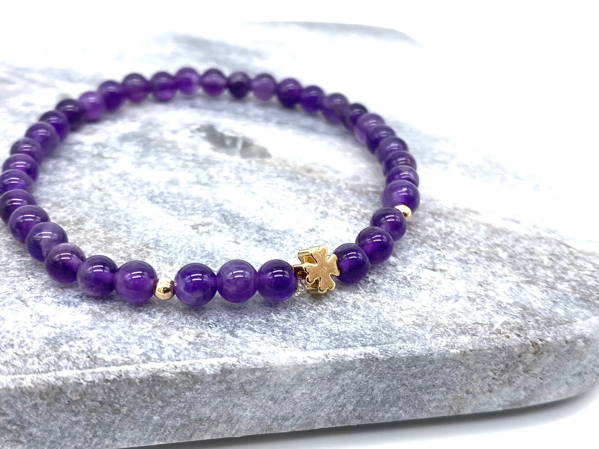 Lucky Crystal Clover Bracelet