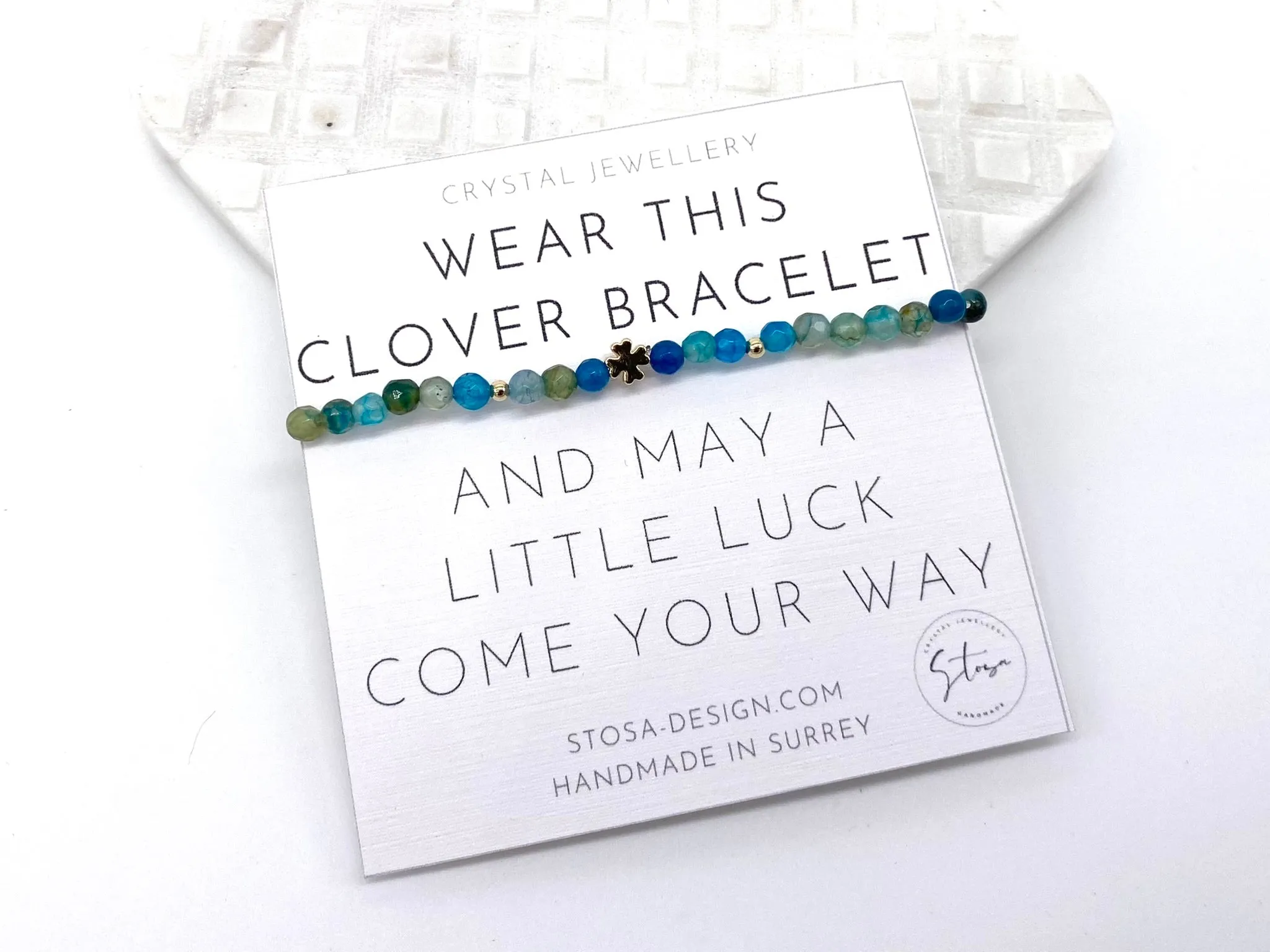 Lucky Crystal Clover Bracelet