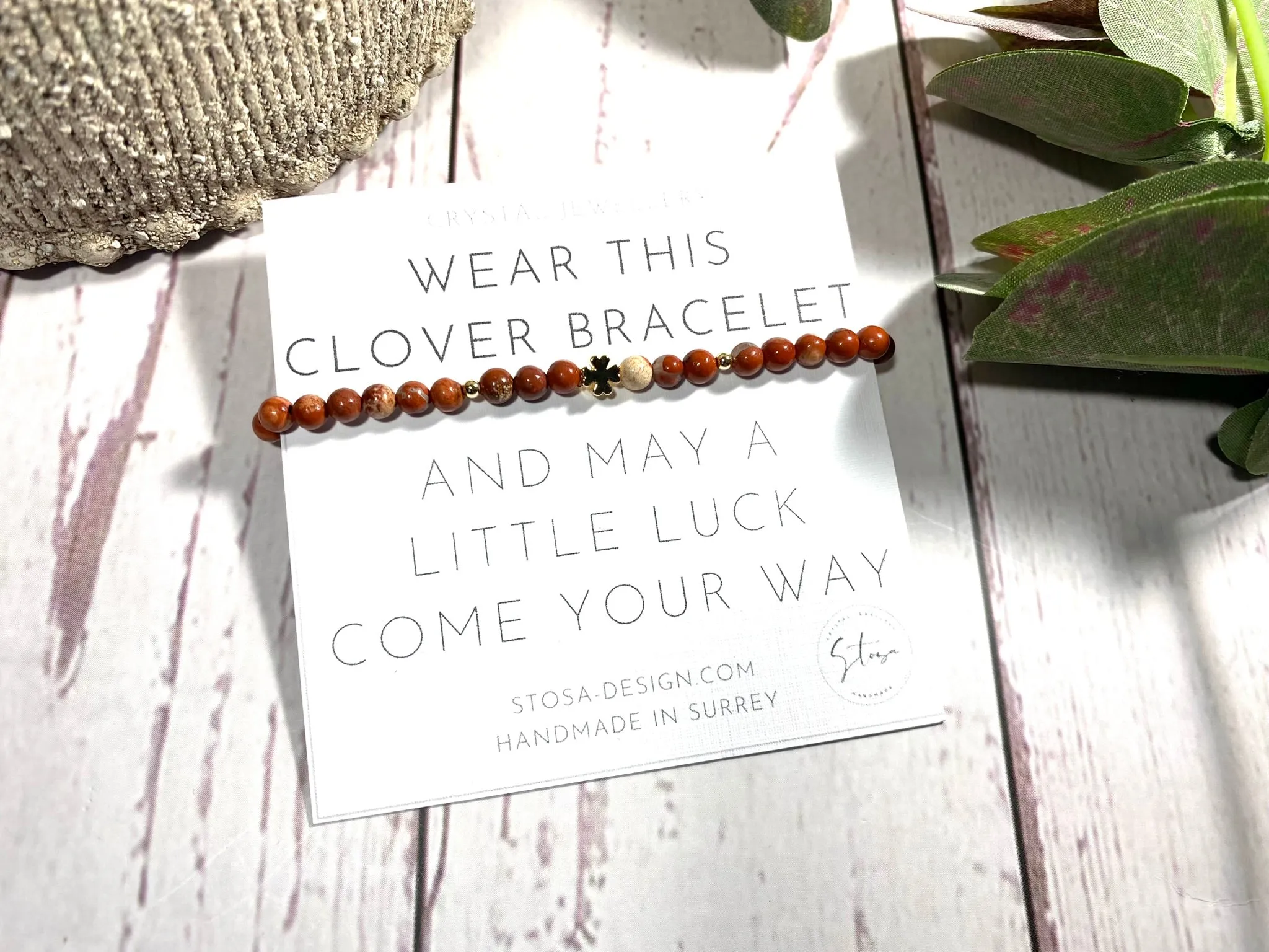 Lucky Crystal Clover Bracelet