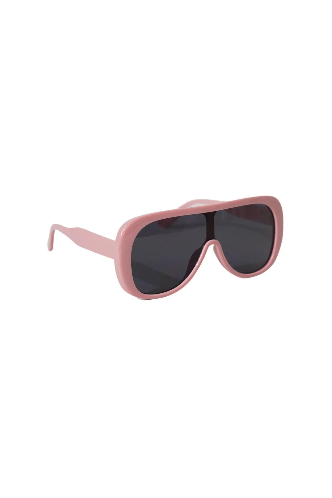 Luxe Racer Oversized Pink Sunglasses
