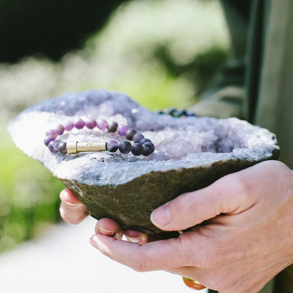 Matte Amethyst Intention Bracelet