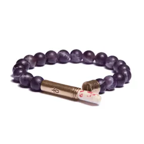 Matte Amethyst Intention Bracelet