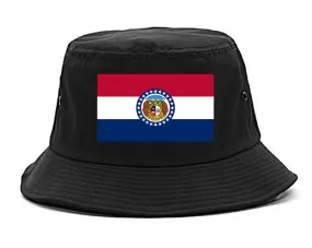 Missouri State Flag MO Chest Mens Bucket Hat