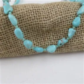 Morenci Turquoise Nugget Necklace