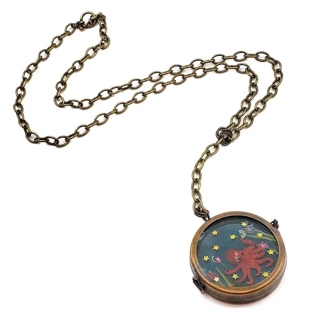 Necklace - Octopus's Garden Locket by XV Studios