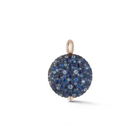 OC X WF 18K LARGE BLUE SAPPHIRE PEBBLE LOCKET