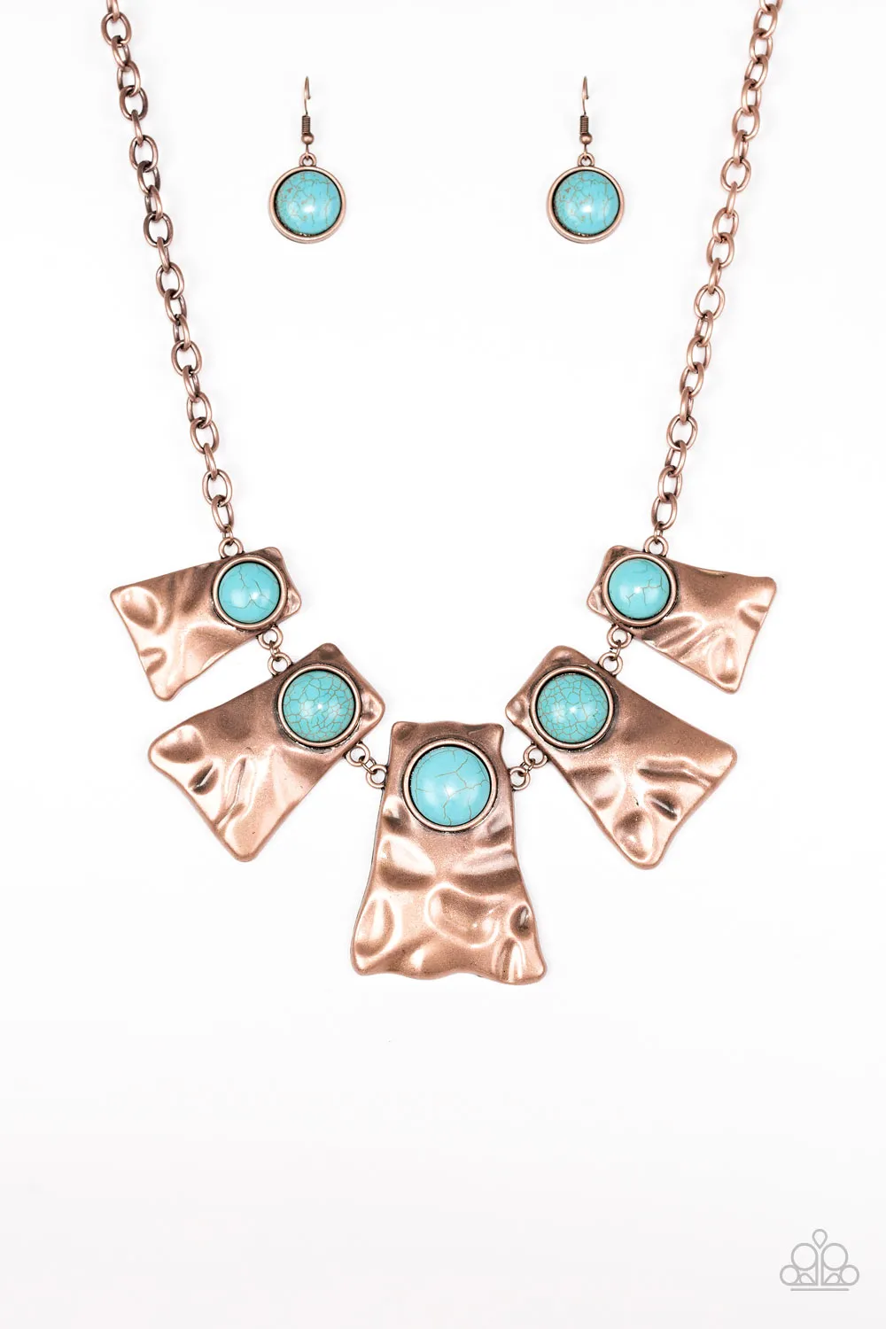 Open Door Jewelry - Cougar - Copper Necklace - Paparazzi Accessories