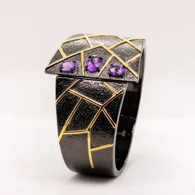 Paradox Amethyst Bracelet in Sterling Silver