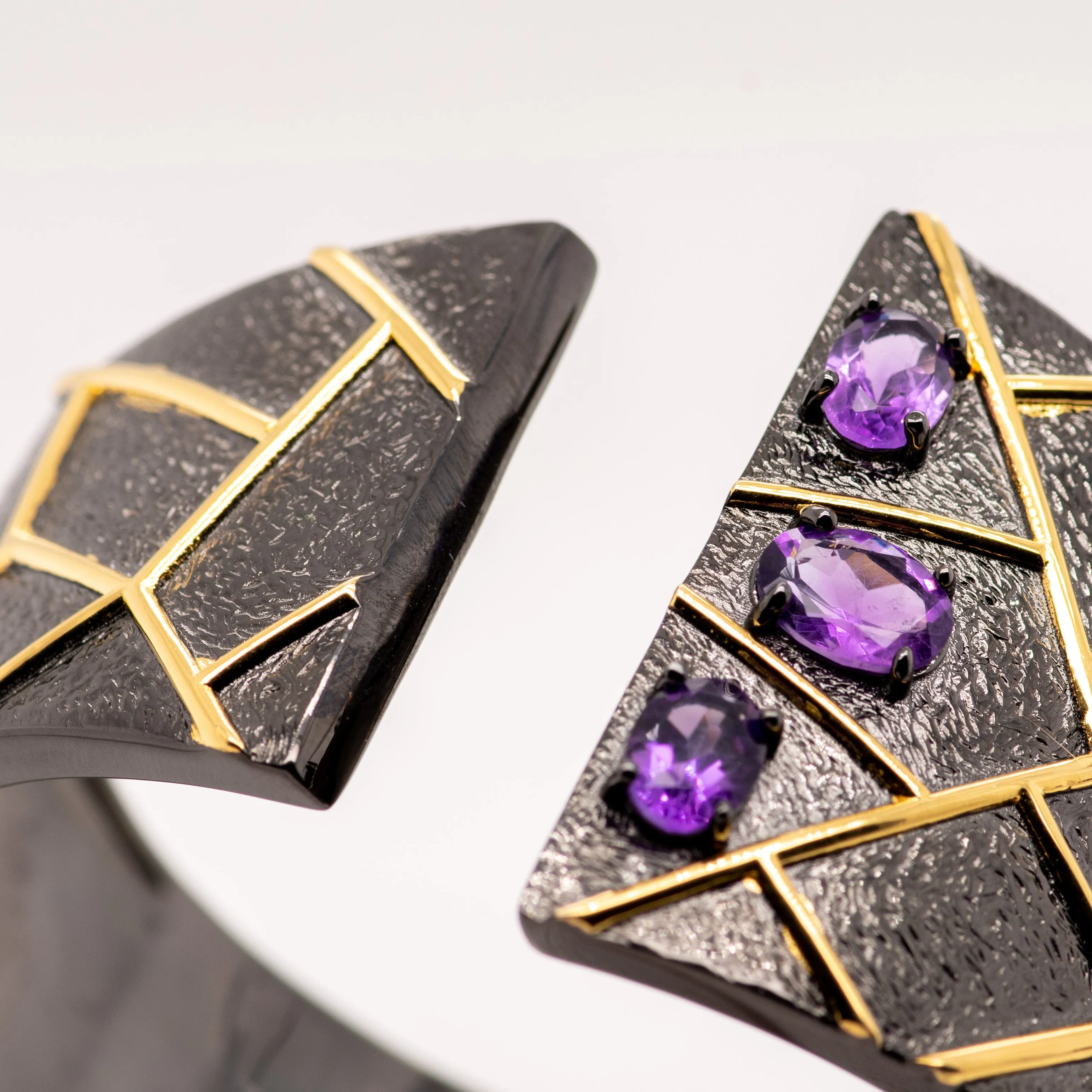 Paradox Amethyst Bracelet in Sterling Silver