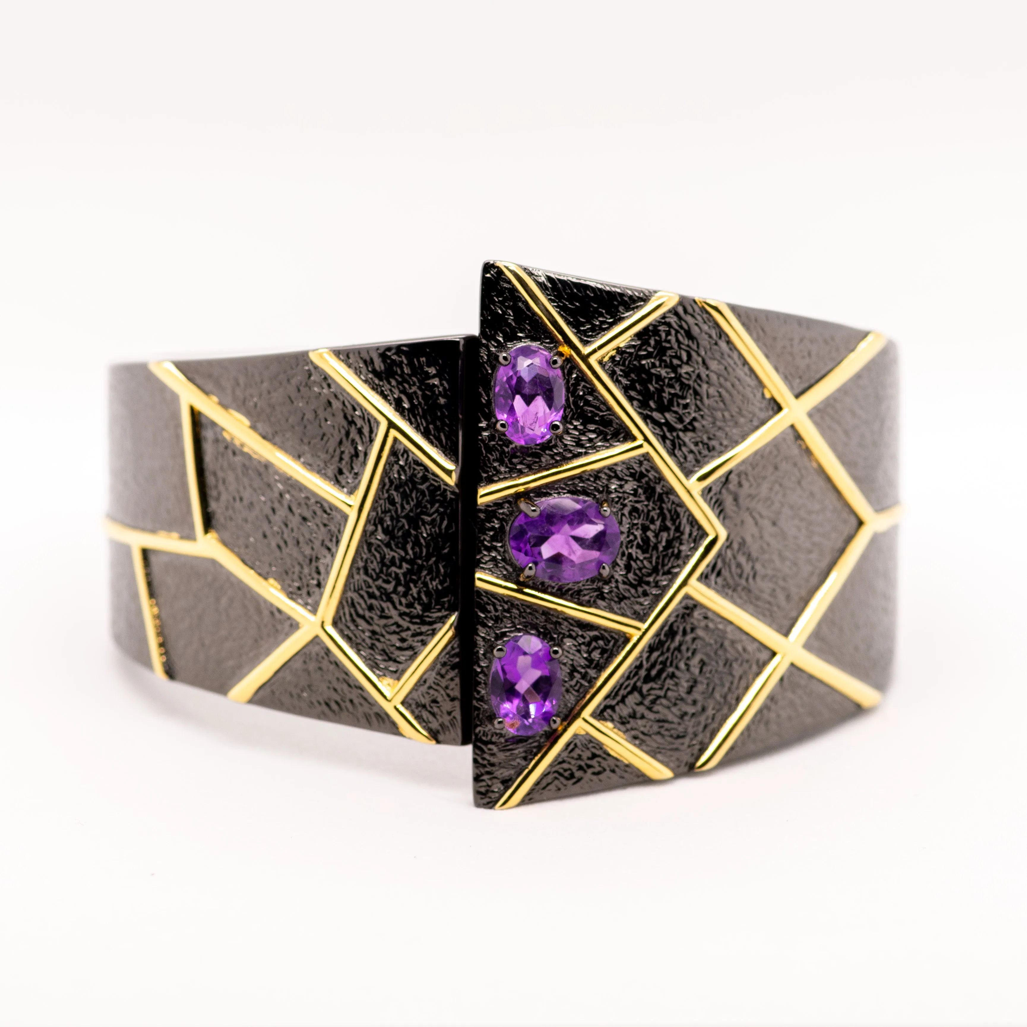 Paradox Amethyst Bracelet in Sterling Silver