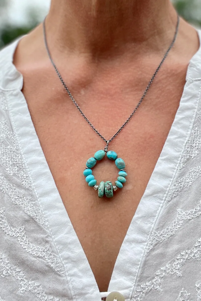 Peaceful Warrior Necklace | Turquoise Limited Edition
