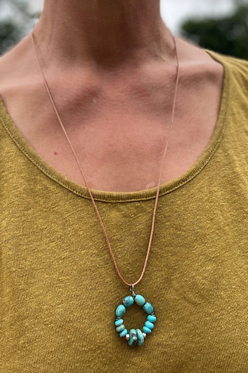 Peaceful Warrior Necklace | Turquoise Limited Edition