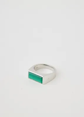 Peaky Malachite Ring