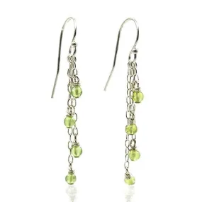 Peridot Earrings with Sterling Silver Ear Wires
