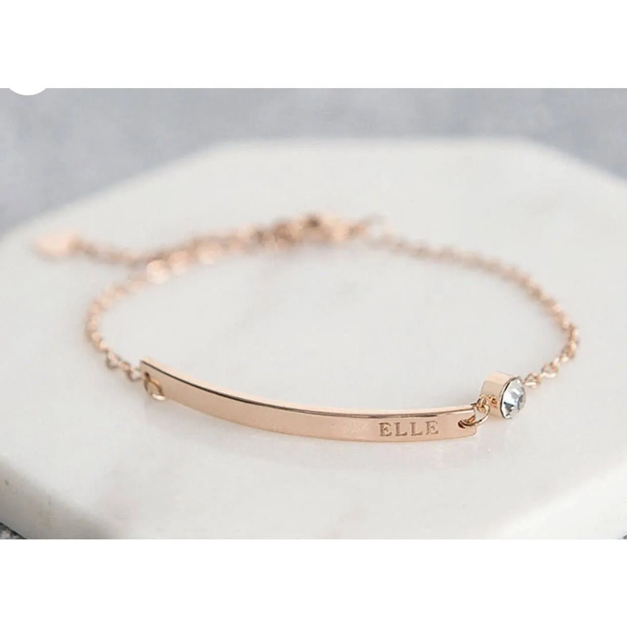 Personalised Bar Bracelet