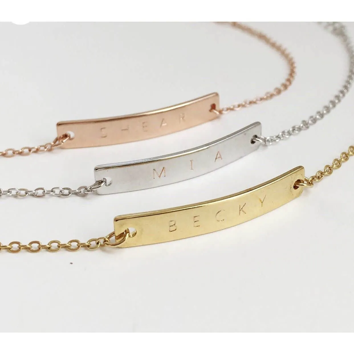 Personalised Bar Bracelet