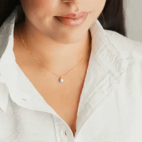 Petite Aquamarine Necklace