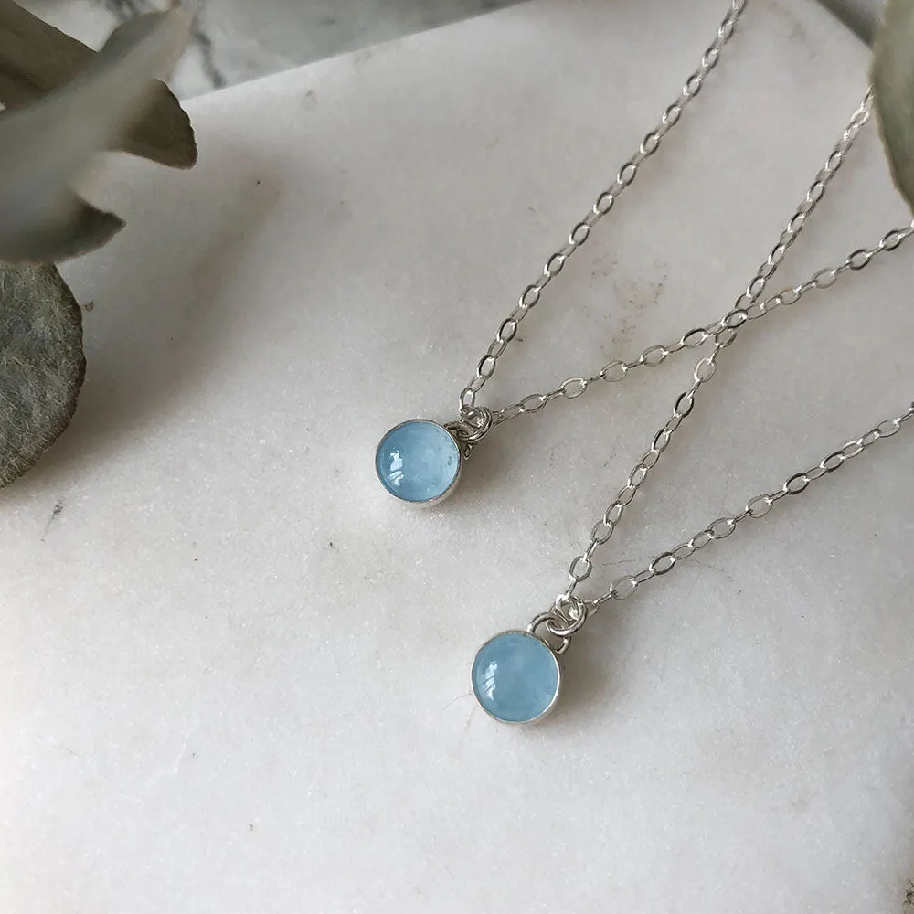 Petite Aquamarine Necklace