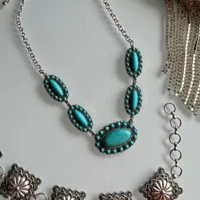 Prim And Proper Turquoise Necklace